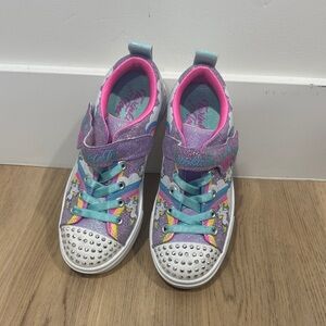Skechers Kids Sneakers with Unicorn Design